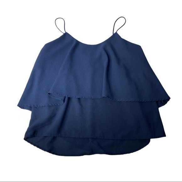 Anthropologie Paper Crane Tank Top Blue Size Small - Picture 6 of 6